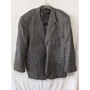 Vintage Bert Pulitzer Wool Sports Jacket/Blazer Men's Gray
